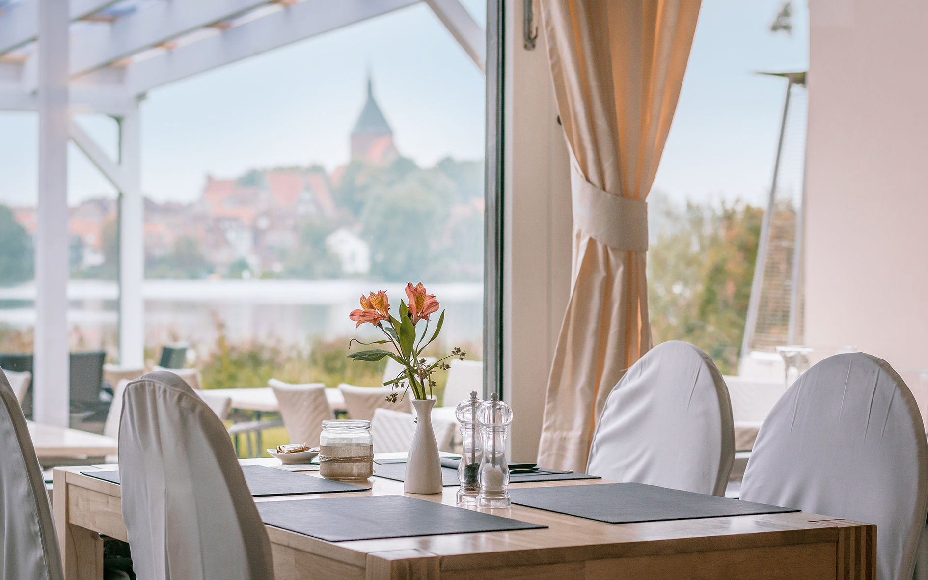 Seehotel Schwanenhof Мельн Ресторан фото